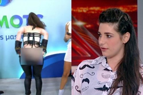 H Νωαίνα απάντησε: «Γιατί κατέβασα το παντελόνι μου στο χθεσινό X-Factor». Δείτε το βίντεο