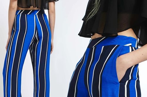 Μη το φοβάσαι το ριγέ παντελόνι. Θα δείχνεις σαν κλασάτη ροκ σταρ