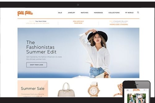 Το στιλ πλημμυρίζει το ανανεωμένο website της Folli Follie