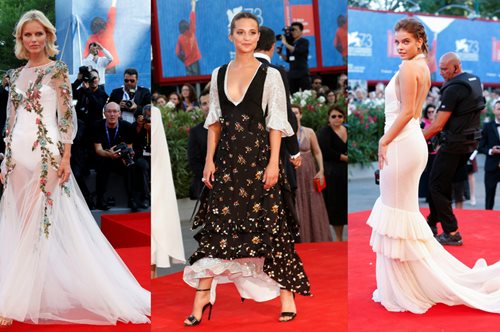 Οι εμφανίσεις που ξεχώρισαν στο κόκκινο χαλί του Φεστιβάλ Βενετίας (κι ένα ατύχημα) 