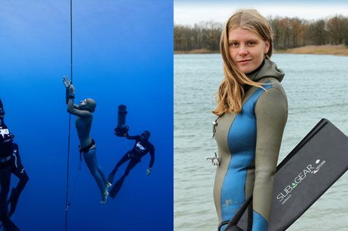 23χρονη Ολλανδή βούτηξε στα 92 μέτρα με μια ανάσα