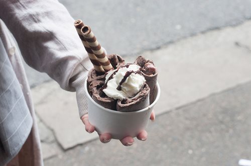 Kρέπες από παγωτό. Υes, please