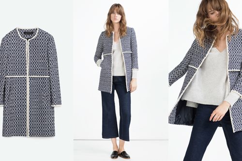 Φρενίτιδα με το μπλε παλτό από τα ZARA που φοράνε όλες οι γυναίκες στο Λονδίνο