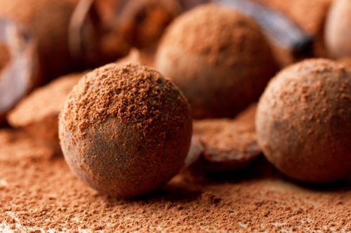 Γεμιστά σοκολατάκια με ζαχαρούχο γάλα