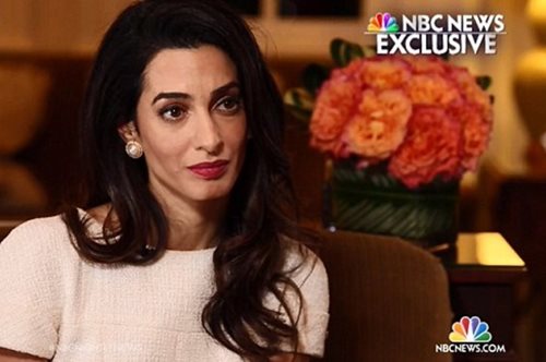 Η Αμάλ υπενθυμίζει ότι δεν είναι μόνο σύζυγος Κλούνεϊ