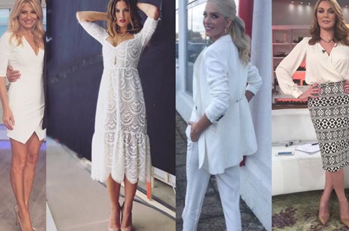 Το λευκό είναι τάση: Δείτε πως το φόρεσαν στις εκπομπές τους 6 Ελληνίδες παρουσιάστριες 