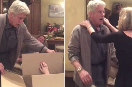 H απίστευτα συγκινητική χριστουγεννιάτικη έκπληξη που έκανε μία κόρη στον πατέρα της 