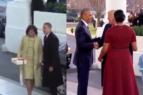 Ο Τραμπ δε δίνει δεκάρα για τη Μελάνια. Αντίθετα, ο Ομπάμα λιώνει για τη Μισέλ. Ένα viral βίντεο 