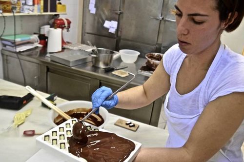 Σοκολατάκια με φέτα από την Σωτηρία Αρώνη. Μια ελληνική γκουρμέ πατέντα από τον Πόρο