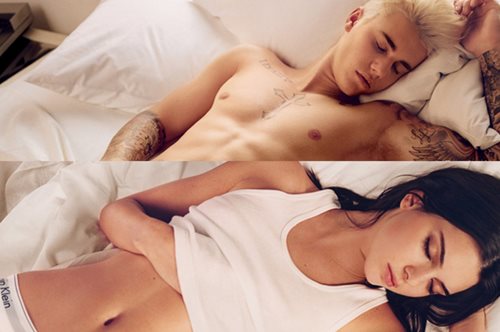 Ο Justin Bieber και η Kendall Jenner στο κρεβάτι για τη νέα καμπάνια Calvin Klein 