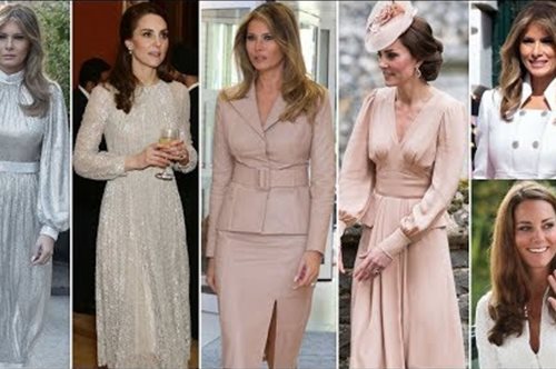 Γιατί όλοι λένε ότι η Μελάνια αντιγράφει το στυλ της Κέιτ Μίντλετον; Οι φωτογραφίες το αποδεικνύουν