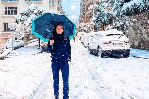 Η χιονισμένη Αθήνα από ψηλά: Οι υπέροχες φωτογραφίες της Μαρίνας Βερνίκου