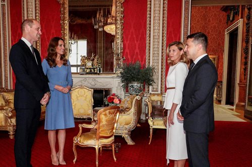 Ο Πρόεδρος της Ουκρανίας δηλώνει ευγνώμων για την υποστήριξη του πριγκιπικού ζεύγους Ουίλιαμ - Κέιτ