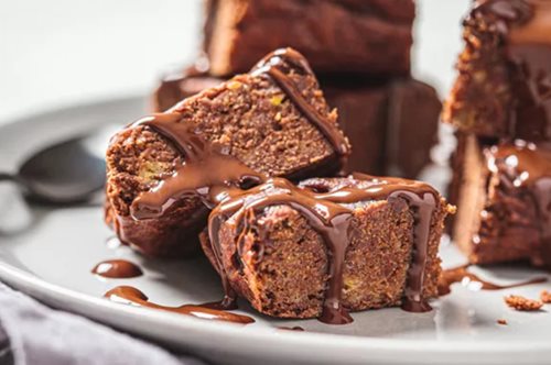 Brownies με ταχίνι και χαλβά