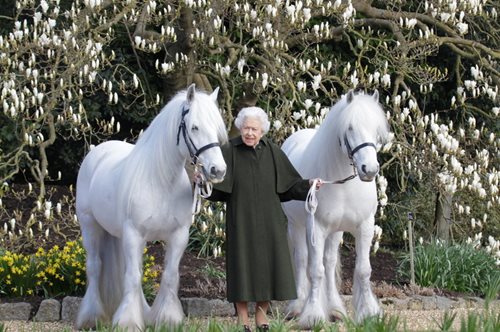 Τα 96α γενέθλια της Βασίλισσας Ελισάβετ: παρέα με τους Μπάιμπεκ Κέιτι και  Μπάιμπεκ Νάιτινγκεϊλ