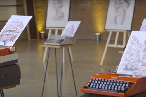 Πορτρέτα φτιαγμένα με γραφομηχανή