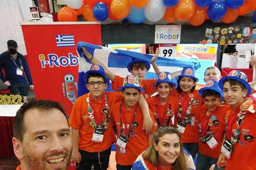 Συμμετοχή σε διαγωνισμό ρομποτικής για τα Εκπαιδευτήρια Καίσαρη