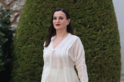 Καρυοφυλλιά Καραμπέτη: Εντυπωσίασε με την απλότητά της στο Προεδρικό Μέγαρο