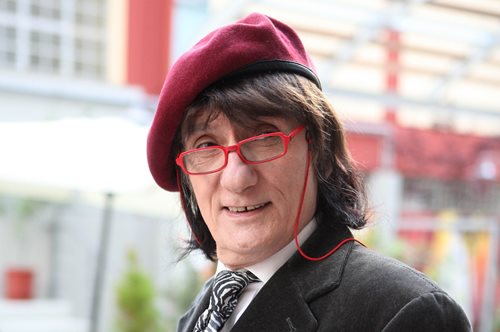 Στάθης Ψάλτης - Γκρέις Τζόουνς μαζί στο REX την δεκαετία του 80