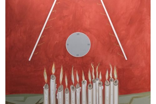 Θεσσαλονίκη: Φοιτητές του ΑΠΘ ζωγράφισαν έναν προσευχητικό πίνακα που δείχνει το 