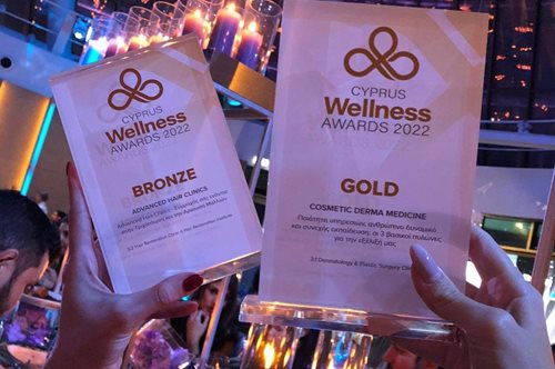 Βράβευση της Advanced Hair Clinics από τον θεσμό Cyprus Wellness Awards 2022