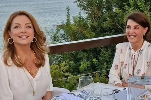 Greek Ladies: Η Άντζελα Γκερέκου και η Nia Vardalos μαζί σε δείπνο
