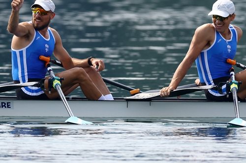 Ολυμπιακοί Αγώνες 2024: Τρίτο μετάλλιο για την Ελλάδα - Πήραν το χάλκινο Παπακωνσταντίνου και Γκαϊδατζής στην κωπηλασία