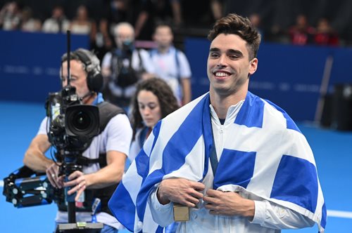 Απόστολος Χρήστου: Πώς τον υποδέχθηκε η ελληνική αποστολή στο Ολυμπιακό χωριό- βίντεο