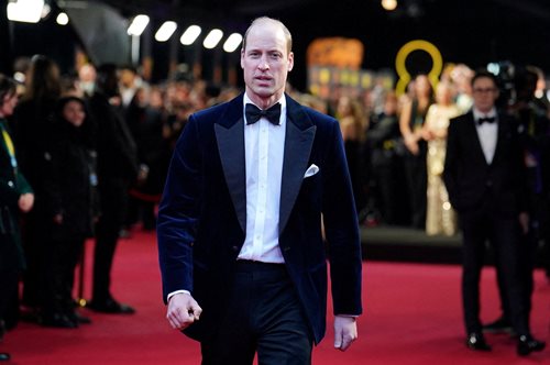 BAFTA: Ο Πρίγκιπας Ουίλιαμ, μόνος αλλά πρόσχαρος στα 