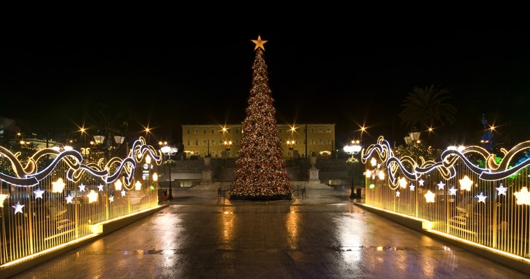 Χριστουγεννιάτικο δέντρο, Αθήνα