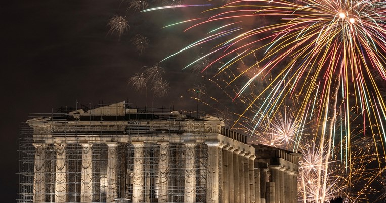 Πρωτοχρονιά 2024, Αθήνα, ακρόπολη