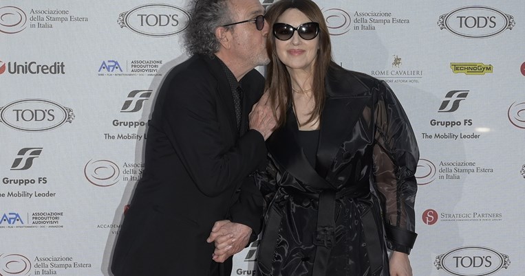Monica Bellucci and Tim Burton
