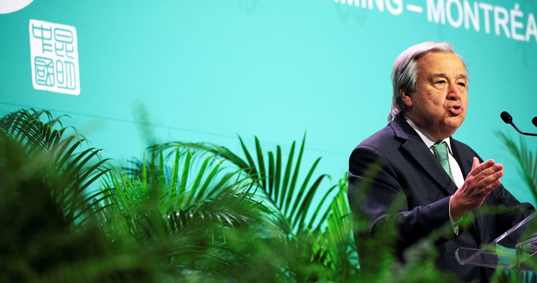 Αντονιόνι Γκουτέρες, ΟΗΕ, Περιβάλλον