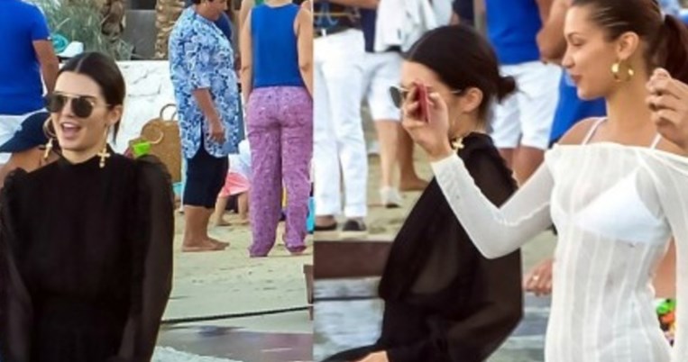 Η Bella Hadid ημίγυμνη και η Kendall Jenner υπερστιλάτη στις παραλίες της Μυκόνου