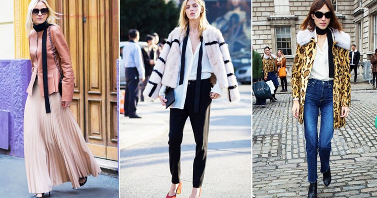 Κορδέλα στο λαιμό: Η νέα τάση στα αξεσουάρ των celebrities και street style εμφανίσεων 