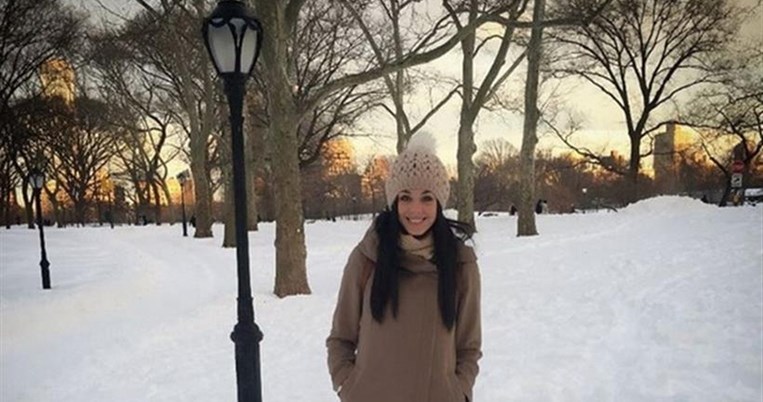 Δείτε φωτογραφίες από την ζωή της Ιωάννας Τριανταφυλλίδου στη χιονισμένη Νέα Υόρκη