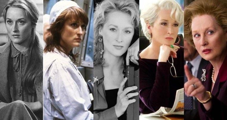 Ρεκόρ επιτυχιών: 21 υποψηφιότητες, 3 Oscar, 19 φορέματα για τη μοναδική Μέριλ Στριπ