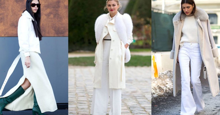 10 τρόποι για να φορέσουμε σωστά το πιο κομψό trend της σεζόν: Λευκό το χειμώνα 