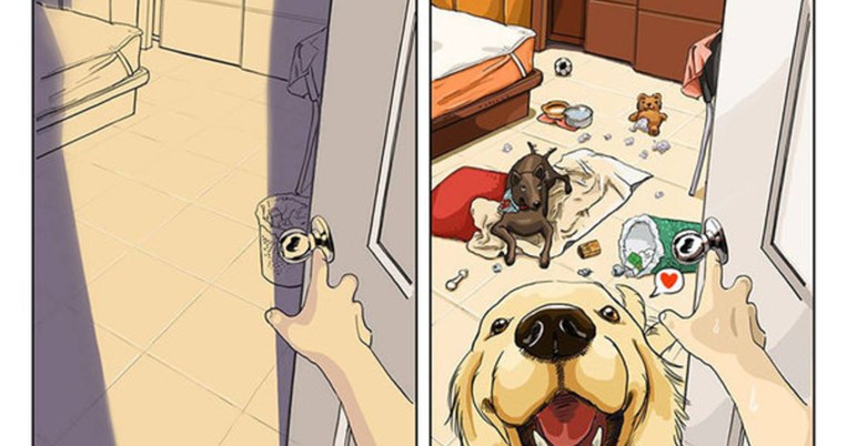Πώς αλλάζει η ζωή μας όταν παίρνουμε σκύλο; Ένα κόμικ δίνει όλες τις -ξεκαρδιστικές- απαντήσεις
