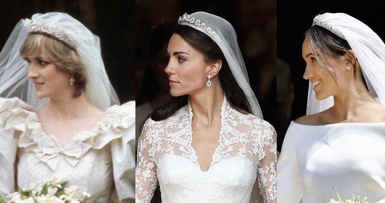 Οι βασιλικοί γάμοι τότε και τώρα. Οι νύφες Νταϊάνα, Κέιτ και Μέγκαν