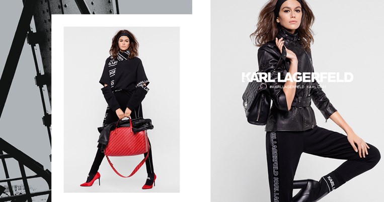 Η Kaia Gerber στο στούντιο για την νέα συλλογή του Lagerfeld
