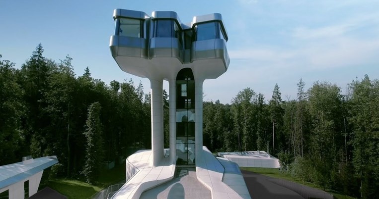 To μοναδικό σπίτι που σχεδίασε η σπουδαία Ζάχα Χαντίντ είναι έτοιμο και βρίσκεται στη Μόσχα