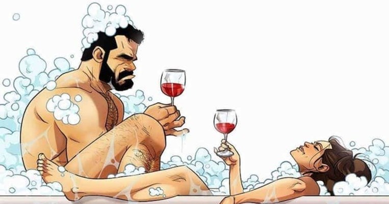 Η τέχνη του να είστε μαζί για πάντα. Το τρομερό ζευγάρι που έκανε τη σχέση του πανέξυπνα σκίτσα 