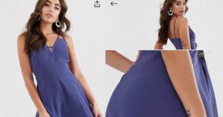 Η εταιρία ASOS ζήτησε συγγνώμη για τη φωτογραφία με ένα φόρεμα προς πώληση στην ιστοσελίδα της