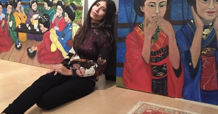 H ελληνίδα σχεδιάστρια και εικαστικός, Λητώ Λάμα, έχει κατακτήσει το Λονδίνο με τα φουλάρια της