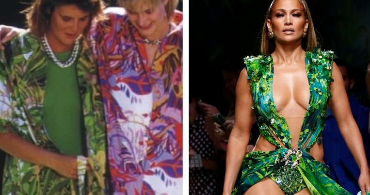 Το ντεσέν στο διάσημο φόρεμα της Τζένιφερ Λόπεζ το έχει σχεδιάσει ο Γιάννης Τσεκλένης το 1985