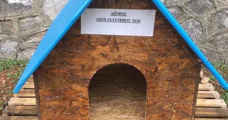 Σωτήρια πρωτοβουλία: Ο Δήμος Δίου Ολύμπου κατασκευάζει ξύλινα σπιτάκια για τα αδέσποτα ζώα