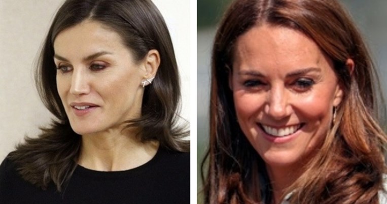 Η μία με φόρεμα, η άλλη με φούστα. Η  Λετίσια και η Κέιτ Μίντλετον φόρεσαν Zara και Massimo Dutti