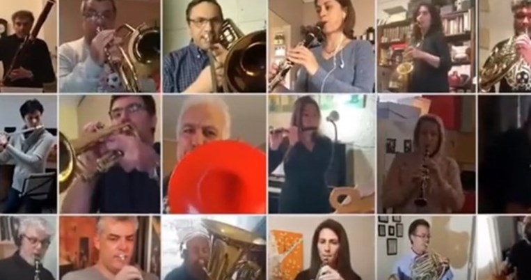 Η Φιλαρμονική Ορχήστρα του Δήμου Αθηναίων παίζει Χατζιδάκι μέσω skype