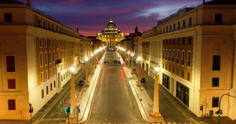 Η ανατριχιαστική σιωπή της Ρώμης: Μια πόλη στο mute, ένα συγκλονιστικό βίντεο από drone 